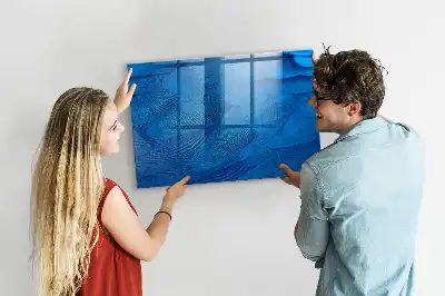 Plume d'oiseau décorative avec tableau magnétique et feutre