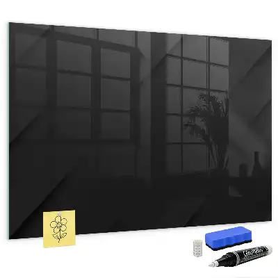 Tableau magnétique avec feutre motif de mur sombre
