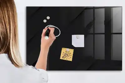 Tableau magnétique avec feutre motif de mur sombre