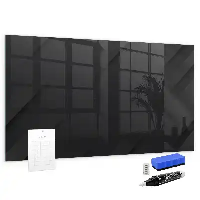 Tableau magnétique avec feutre motif de mur sombre