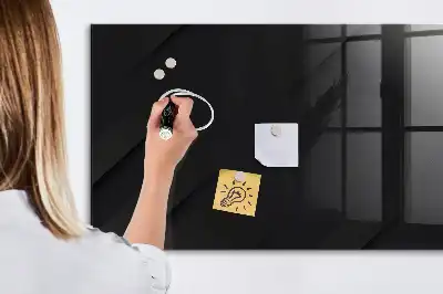 Tableau magnétique avec feutre motif de mur sombre