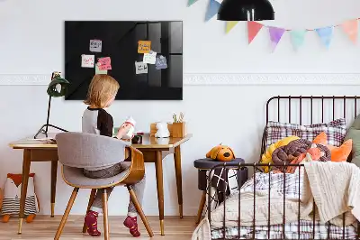 Tableau magnétique avec feutre motif de mur sombre