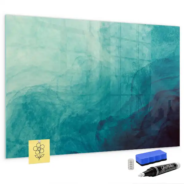 Tableau magnétique effaçable à sec modèle Abstraction de profondeur