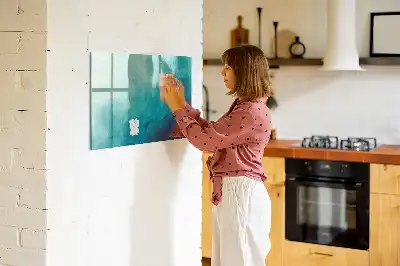 Tableau magnétique effaçable à sec modèle Abstraction de profondeur