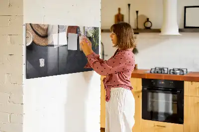 Tableau magnétique avec feutre modèle Vacances
