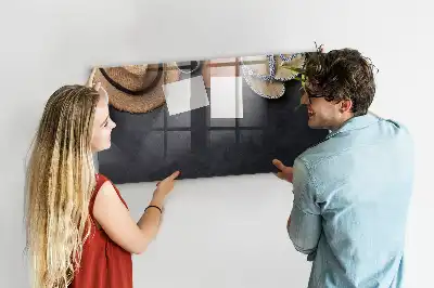 Tableau magnétique avec feutre modèle Vacances