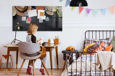 Tableau magnétique avec feutre modèle Vacances