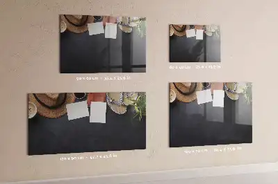 Tableau magnétique avec feutre modèle Vacances