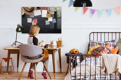Tableau magnétique avec feutre modèle Vacances