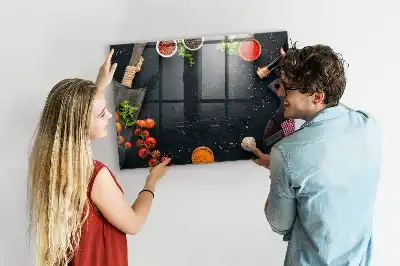 Tableau magnétique effaçable à sec accessoire de cuisine