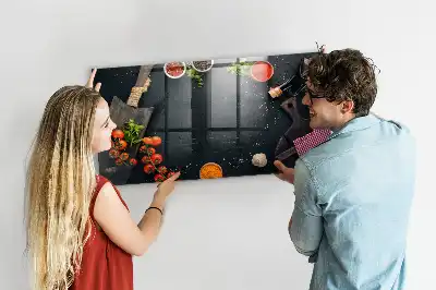 Tableau magnétique effaçable à sec accessoire de cuisine