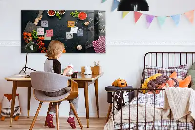 Tableau magnétique effaçable à sec accessoire de cuisine