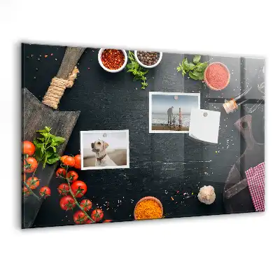 Tableau magnétique effaçable à sec accessoire de cuisine
