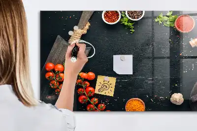Tableau magnétique effaçable à sec accessoire de cuisine