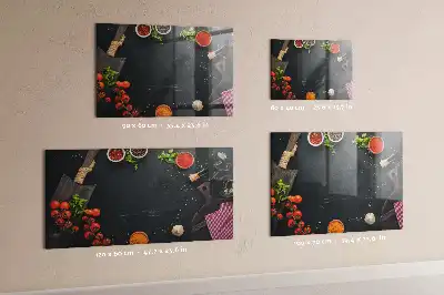 Tableau magnétique effaçable à sec accessoire de cuisine