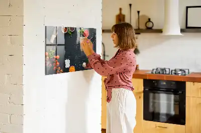 Tableau magnétique effaçable à sec accessoire de cuisine