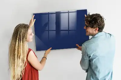 Tableau magnétique avec feutre de couleur bleue