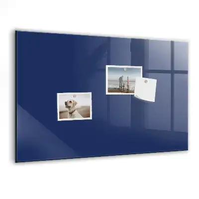 Tableau magnétique avec feutre de couleur bleue