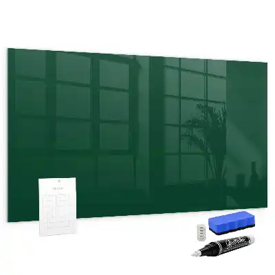 Tableau magnétique effaçable à sec de couleur vert bouteille