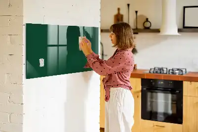 Tableau magnétique effaçable à sec de couleur vert bouteille