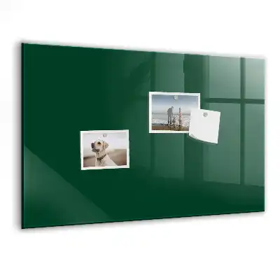 Tableau magnétique effaçable à sec de couleur vert bouteille