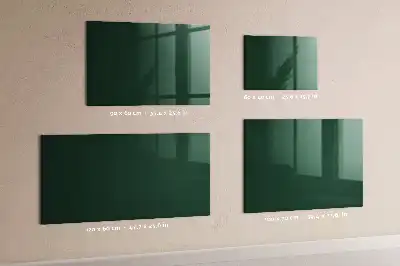 Tableau magnétique effaçable à sec de couleur vert bouteille