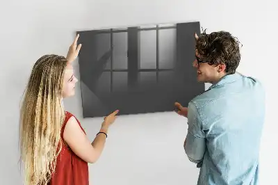 Tableau magnétique avec feutre couleur grise