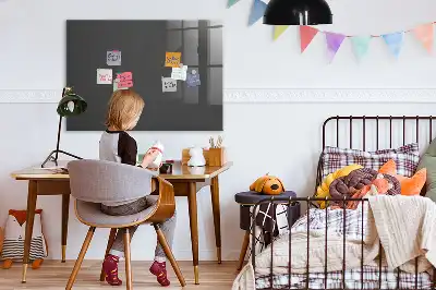 Tableau magnétique avec feutre couleur grise