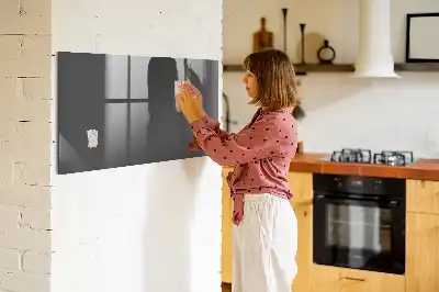 Tableau magnétique avec feutre couleur grise