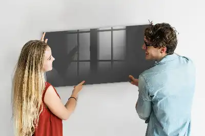 Tableau magnétique avec feutre couleur grise
