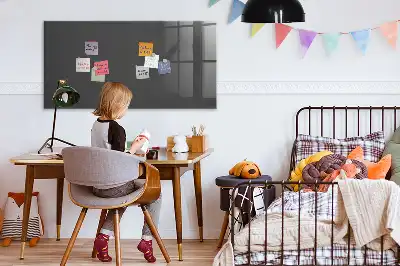 Tableau magnétique avec feutre couleur grise