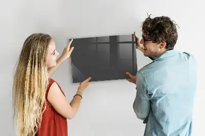 Tableau magnétique avec feutre couleur grise