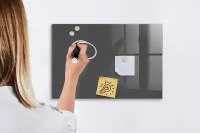 Tableau magnétique avec feutre couleur grise