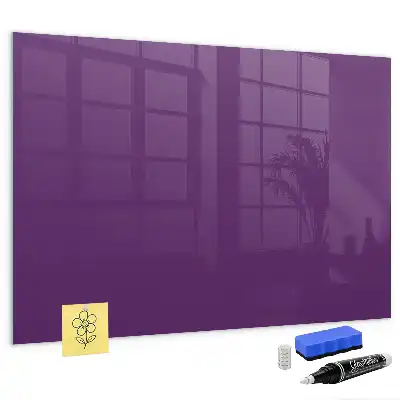 Tableau magnétique effaçable à sec couleur violette