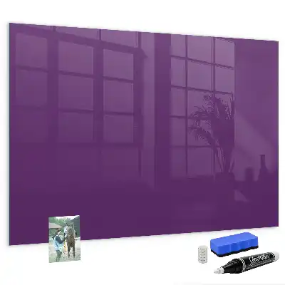 Tableau magnétique effaçable à sec couleur violette