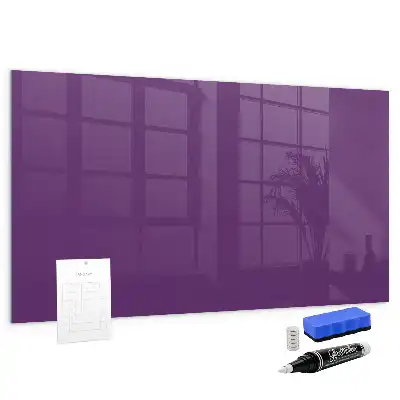 Tableau magnétique effaçable à sec couleur violette