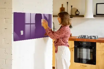 Tableau magnétique effaçable à sec couleur violette