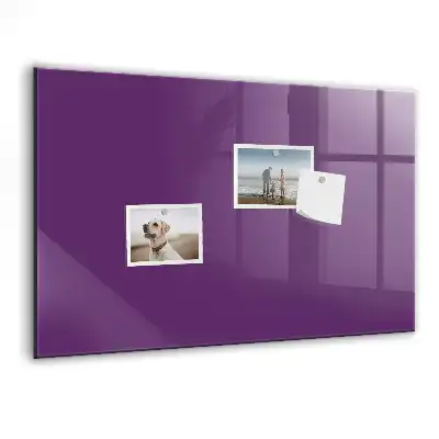 Tableau magnétique effaçable à sec couleur violette