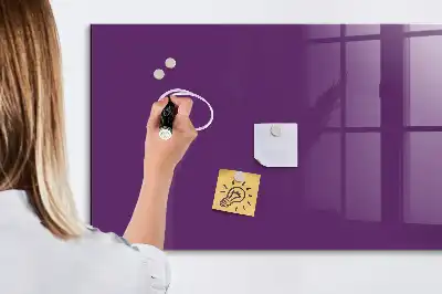 Tableau magnétique effaçable à sec couleur violette
