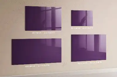 Tableau magnétique effaçable à sec couleur violette
