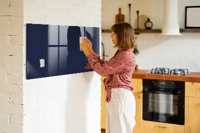 Tableau magnétique avec feutre en couleur bleu marine très foncé