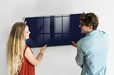 Tableau magnétique avec feutre en couleur bleu marine très foncé