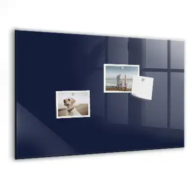 Tableau magnétique avec feutre en couleur bleu marine très foncé