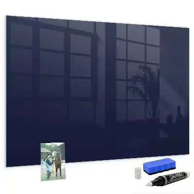 Tableau magnétique avec feutre en couleur bleu marine très foncé