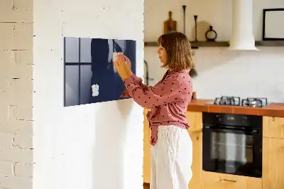 Tableau magnétique avec feutre en couleur bleu marine très foncé