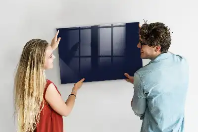 Tableau magnétique avec feutre en couleur bleu marine très foncé
