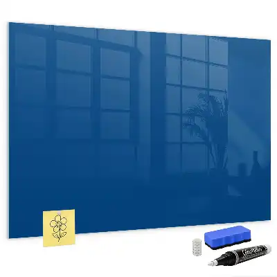 Tableau magnétique effaçable à sec couleur bleu marine