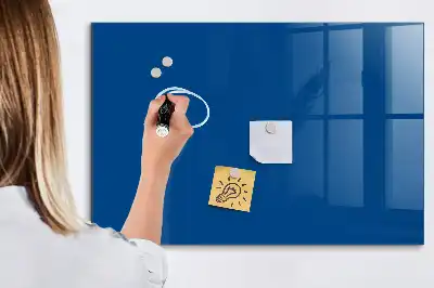 Tableau magnétique effaçable à sec couleur bleu marine