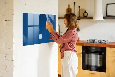 Tableau magnétique effaçable à sec couleur bleu marine