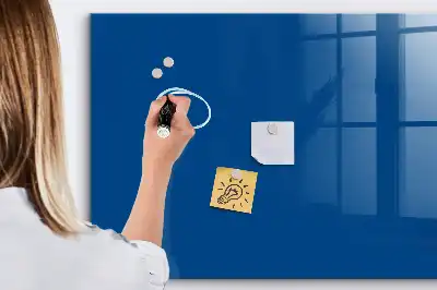 Tableau magnétique effaçable à sec couleur bleu marine